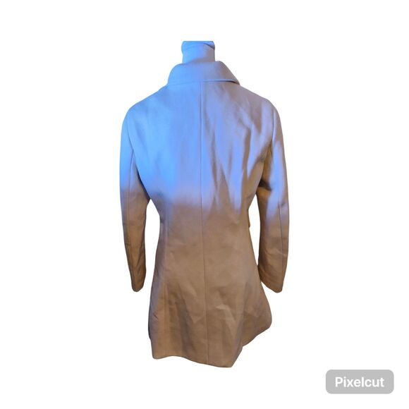 Allegra K Size Small Winter Overcoat with PeterPan Collar, single breasted  coat - Picture 5 of 11